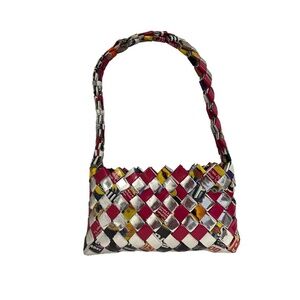 Novelty Purse made from Repurposed Materials.